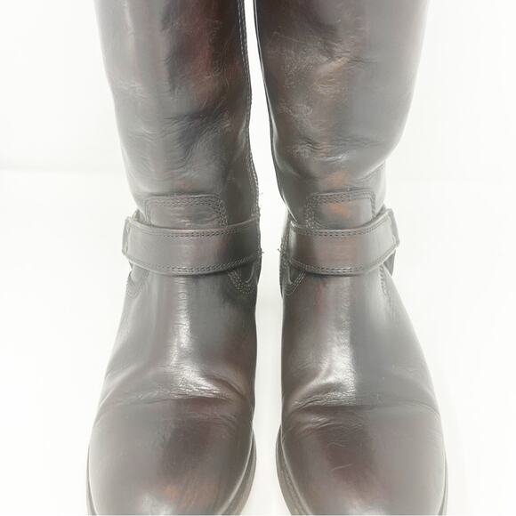 Frye Melissa Harness Inside Zip Riding Boot - Picture 7 of 14